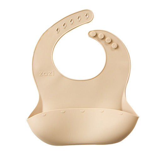 Vanilla Clever Less-Mess Bib | Sustainable Baby Feeding | Zazi ...