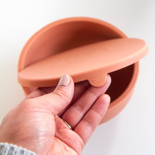 Zazi baby feeding silicone bowl with lid