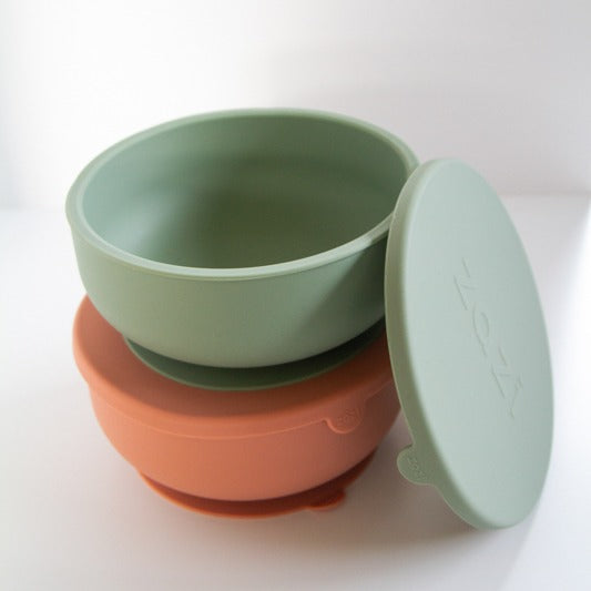 Zazi baby feeding silicone bowl with lid