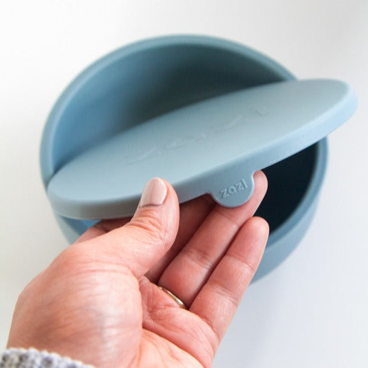 Zazi baby feeding silicone bowl with lid