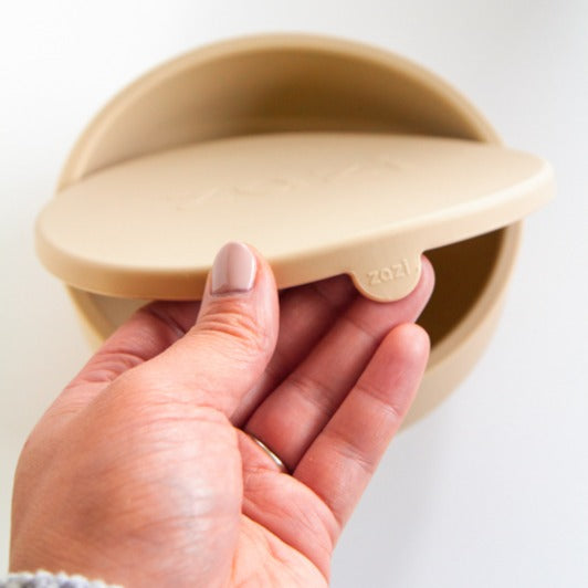 Zazi baby feeding silicone bowl with lid