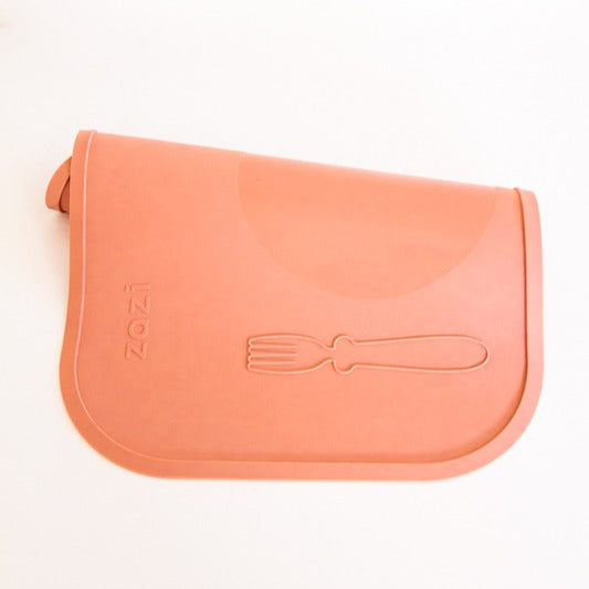  Silicone baby feeding silicone mat in blush