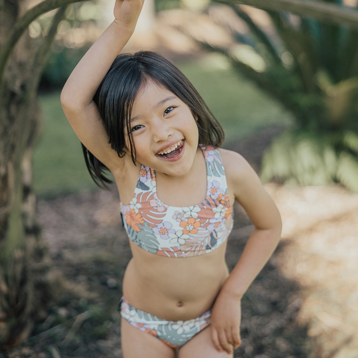 Bikini Tropical Floral by Cry Wolf on girl