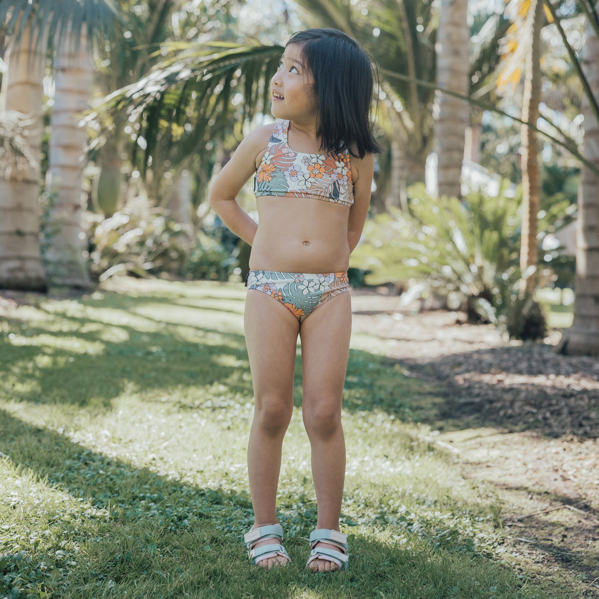 Bikini Tropical Floral by Cry Wolf on girl