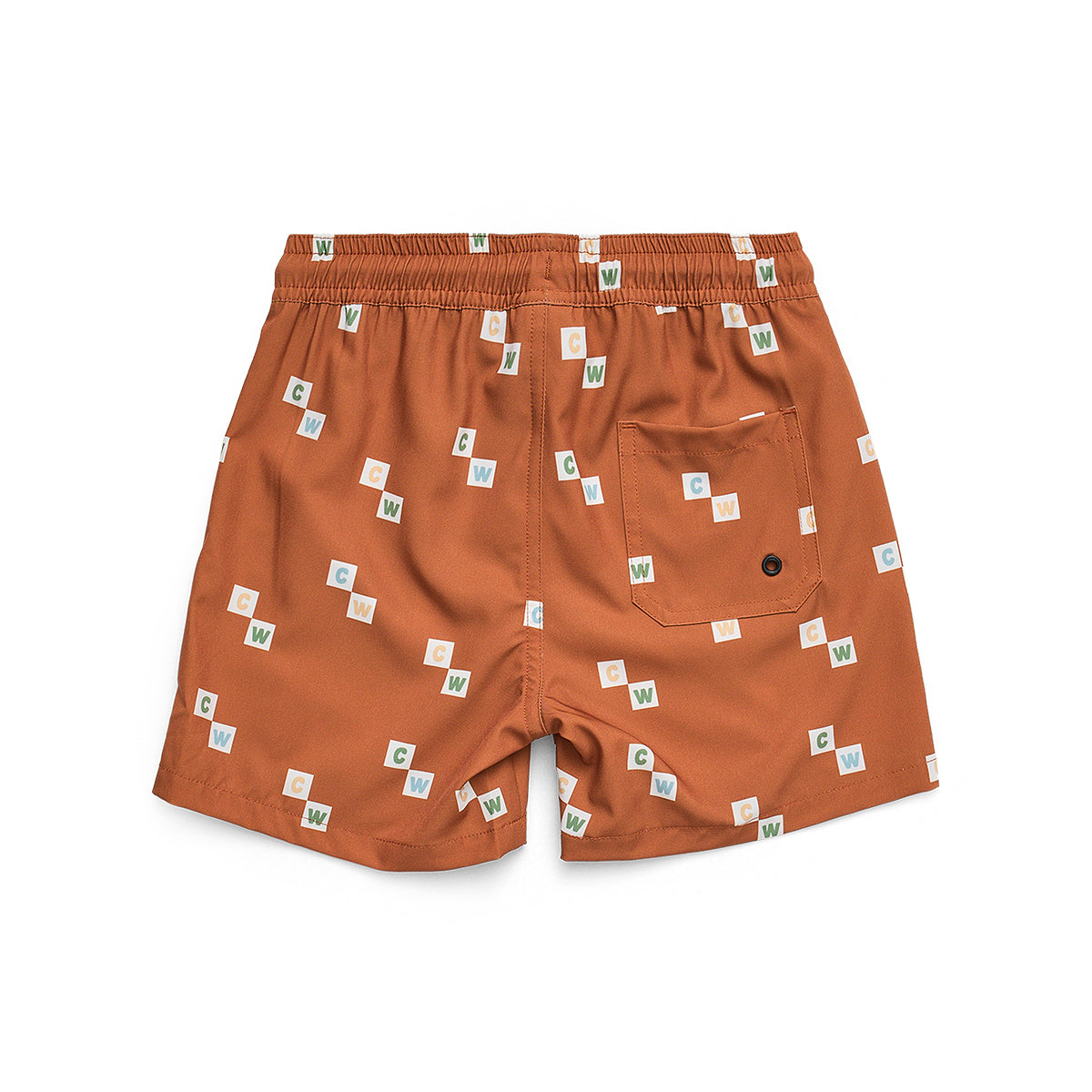 Crywolf Board Shorts with Vacation print Back