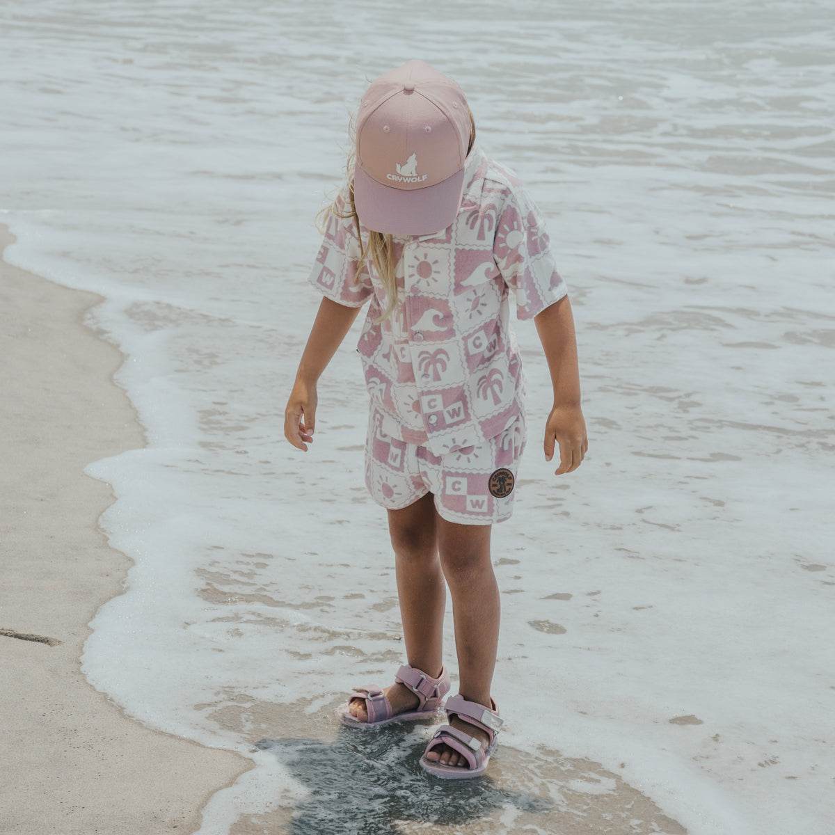 1yr / Blush Check Resort Set - Crywolf