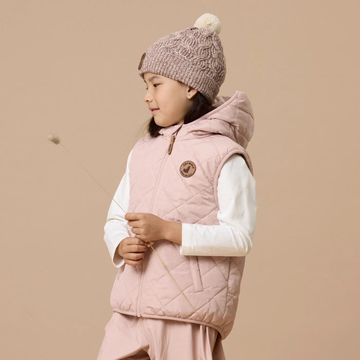 Reversible Yeti Vest - Crywolf - Dimples