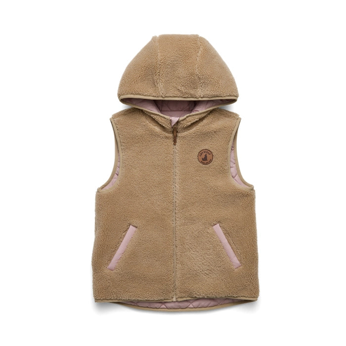 Reversible Yeti Vest - Crywolf - Dimples