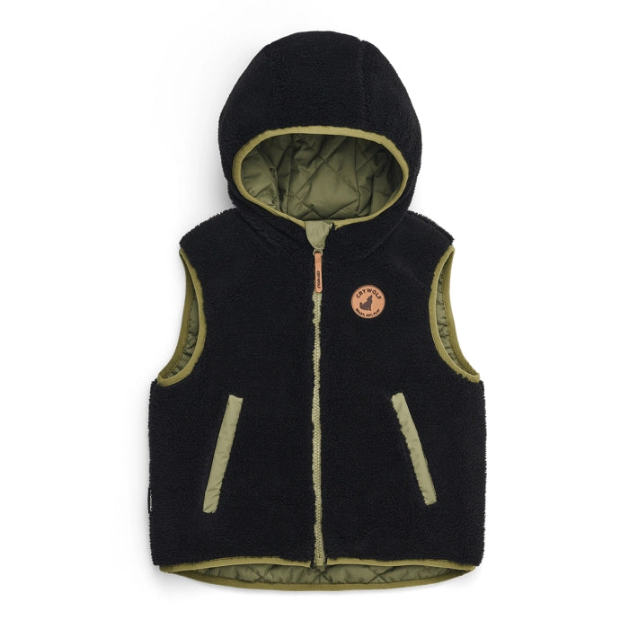 Revesible Yeti Vest - Crywolf - Dimples