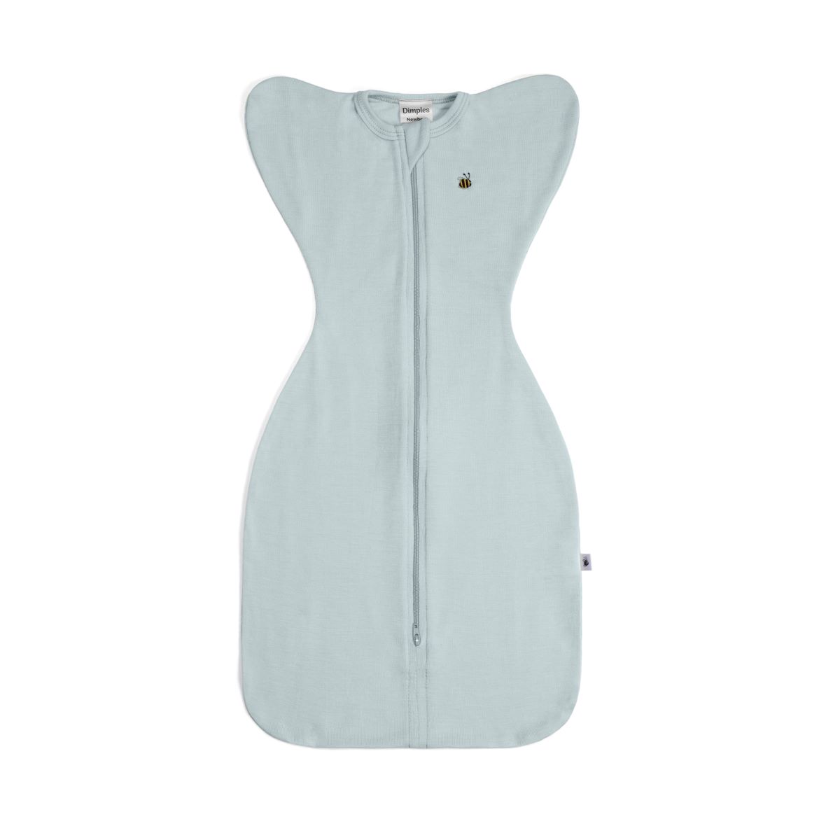 Merino Sleep Pod in blue colour with bee embroidery:image,small_image,thumbnail