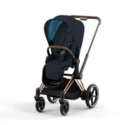 Cybex ePriam Pram 2022 Rose Gold/Midnight Blue Plus:image,small_image,thumbnail,swatch_image