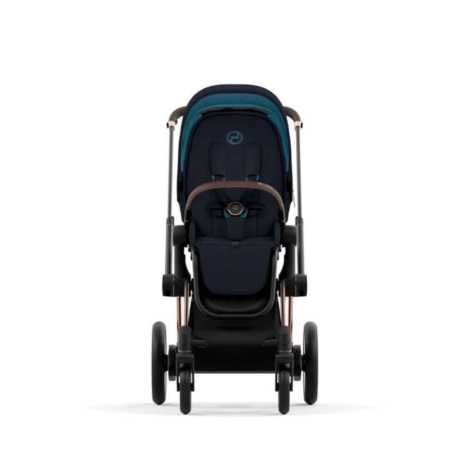 Cybex ePriam Pram 2022 Rose Gold/Midnight Blue Plus