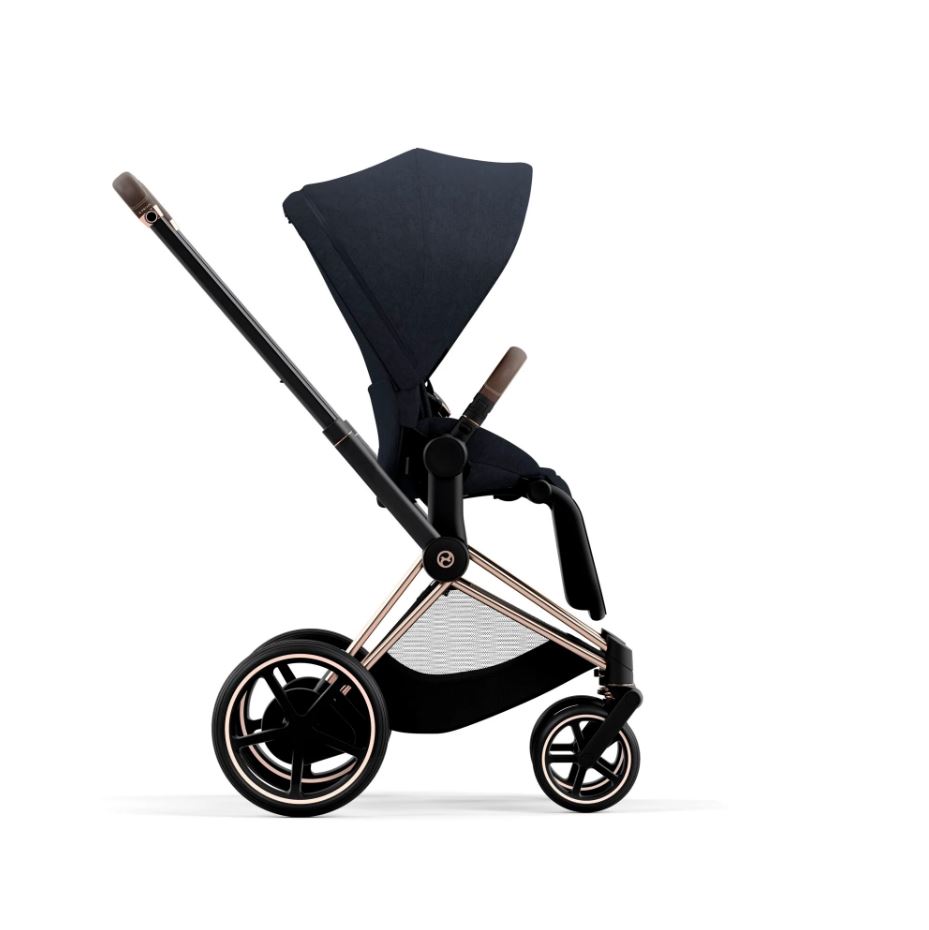 Cybex ePriam Pram 2022 Rose Gold/Midnight Blue Plus