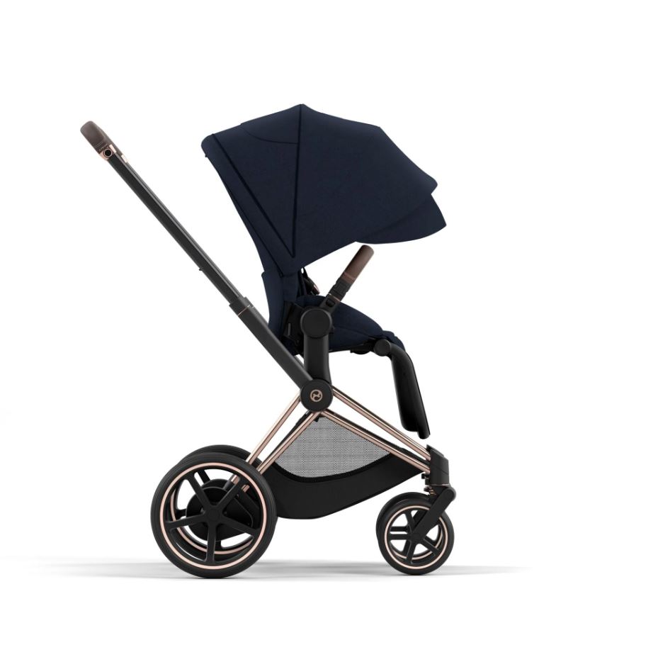 Cybex ePriam Pram 2022 Rose Gold/Midnight Blue Plus