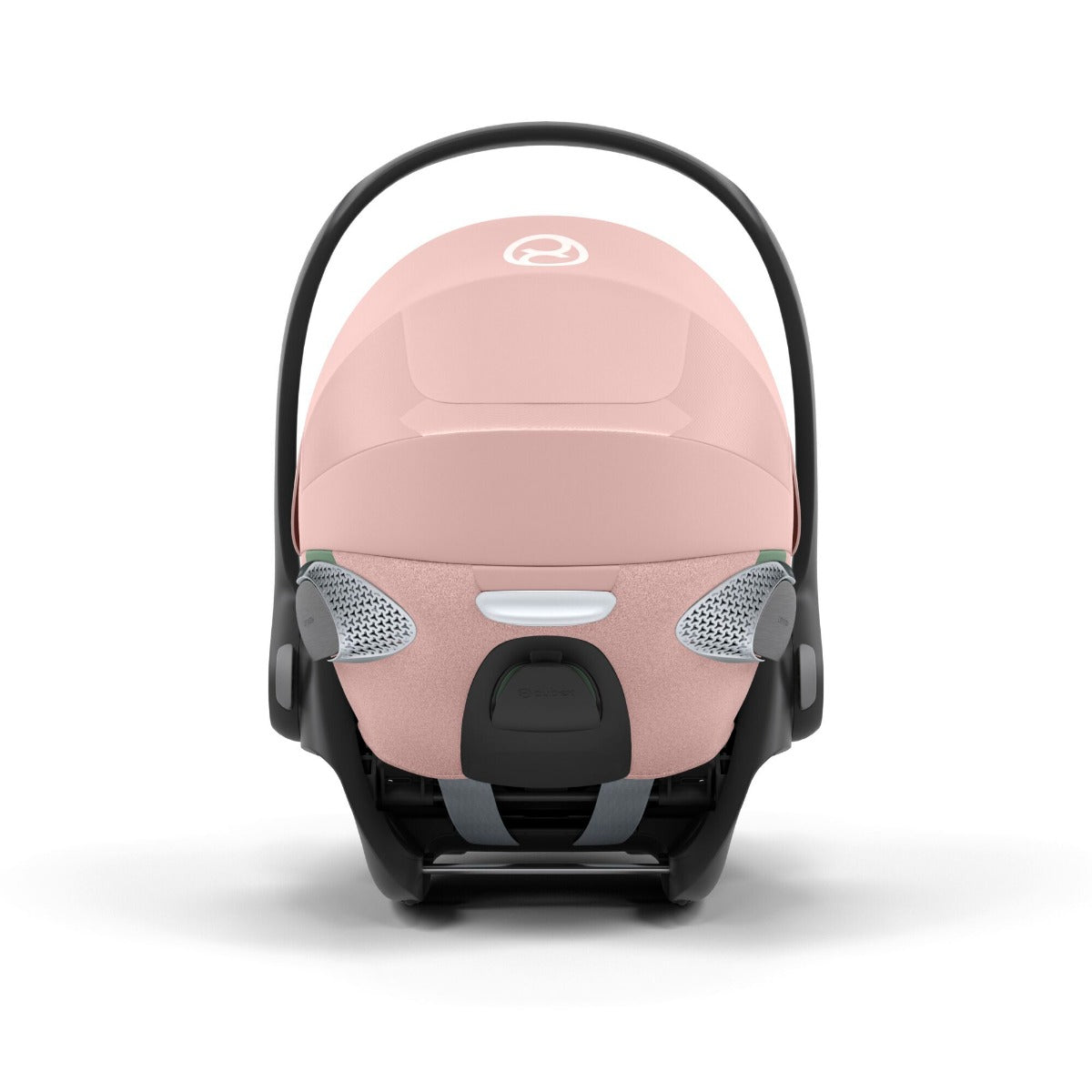 Cybex Cloud T i-size Infant Capsule in peach pink rear view