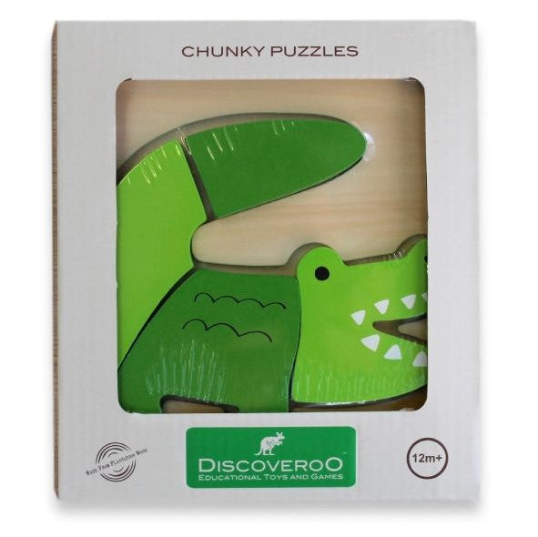 Alligator Chunky Puzzle, Discoveroo Chunky Puzzle, Chunky Alligator Puzzle, Croc Puzzle, Toddler Puzzles