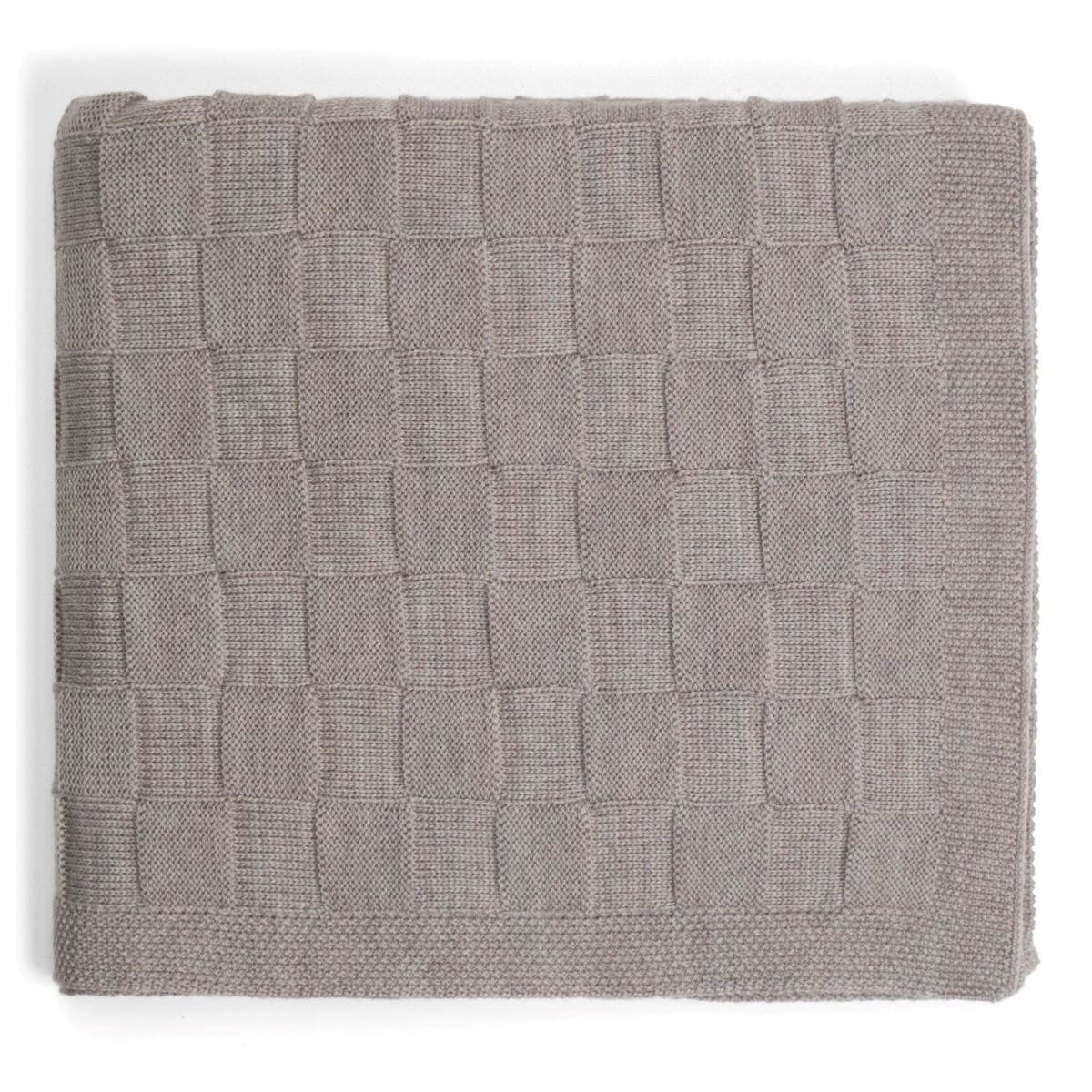 Dimples merino basket weave Blanket in Moss:image,small_image,thumbnail,swatch_image