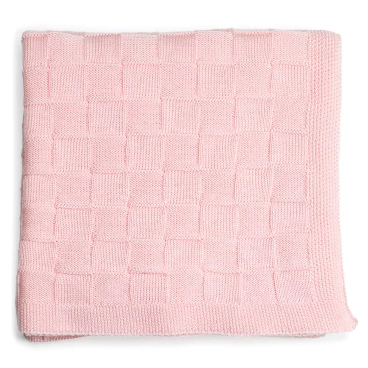 Dimples merino basket weave Blanket in Pink:image,small_image,thumbnail,swatch_image