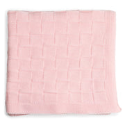 Dimples merino basket weave Blanket in Pink:image,small_image,thumbnail,swatch_image
