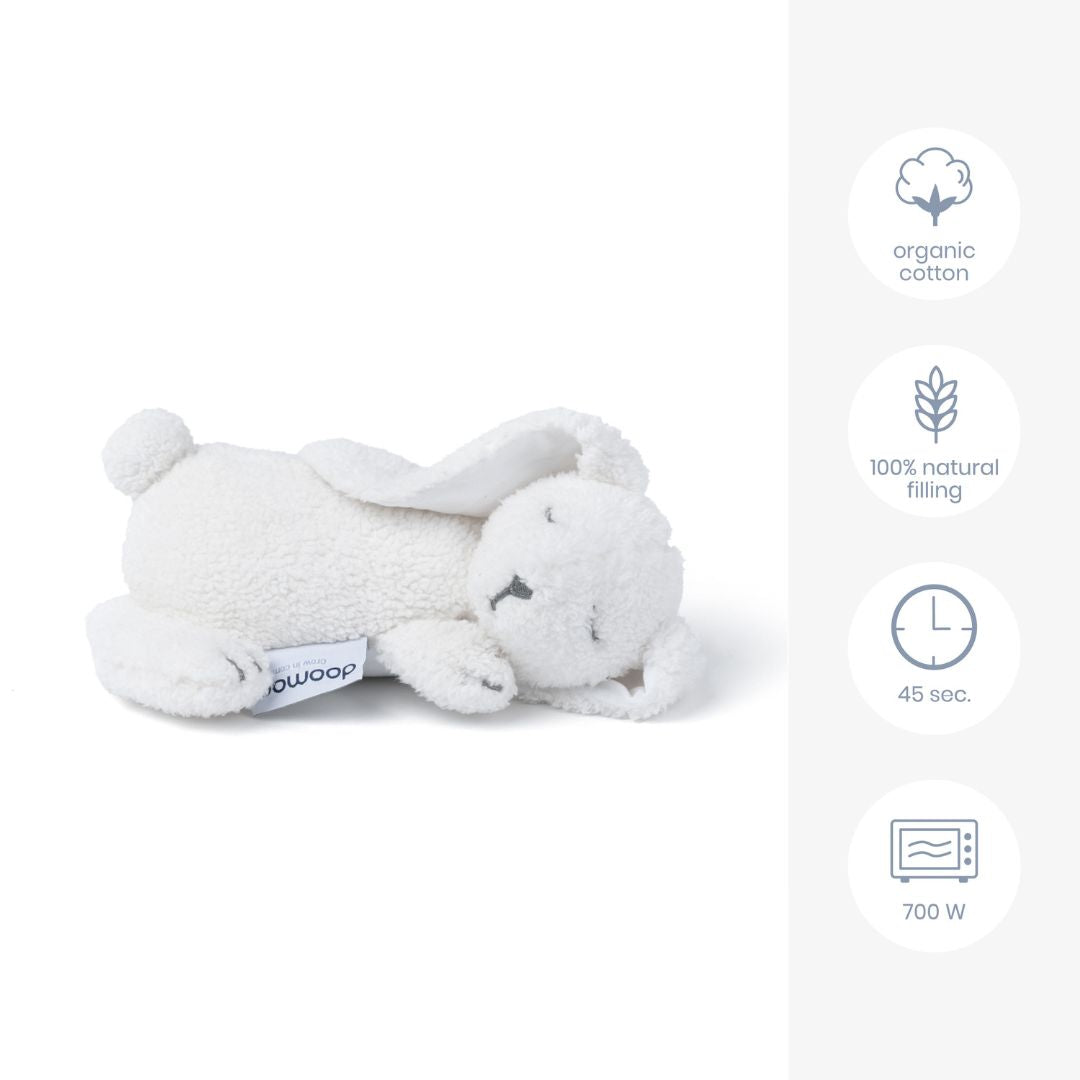 Snoogy Bunny Heat Pack Plush Milky - doomoo