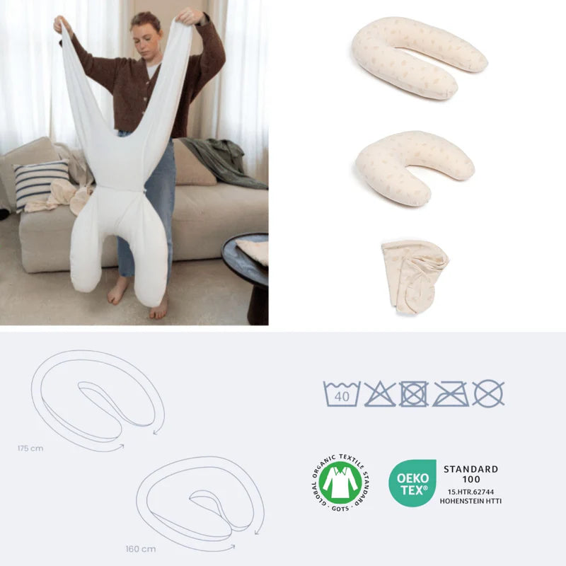 Doomoo Twisty 2 in 1 Maternity Pillow