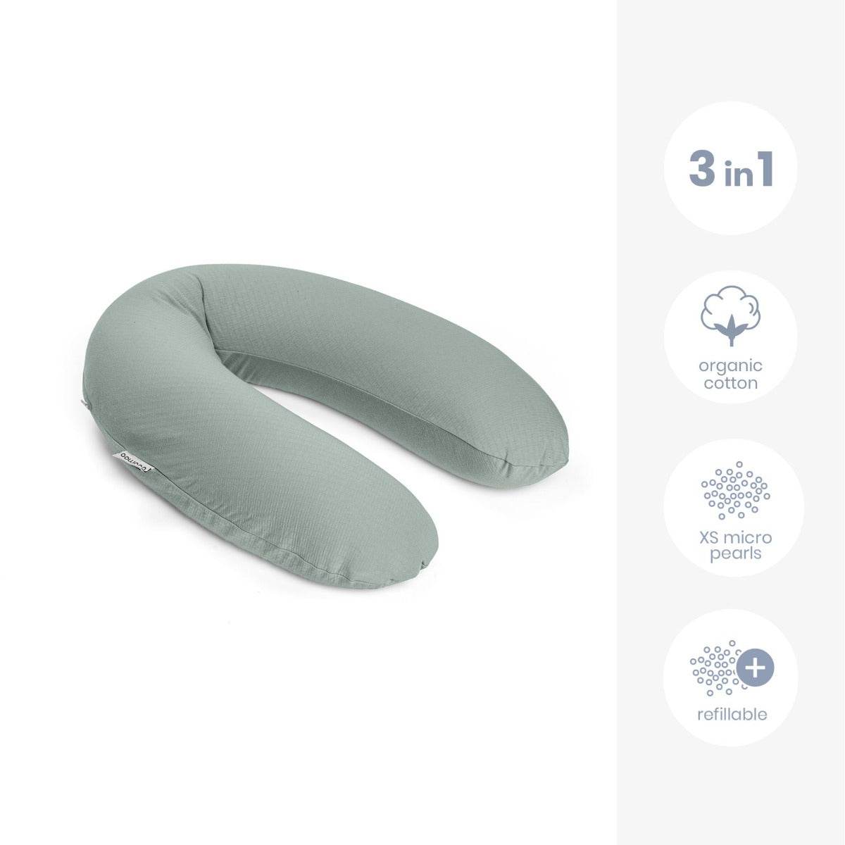 Doo Moo Tetra Jersey Green Pregnancy Pillow Specifications