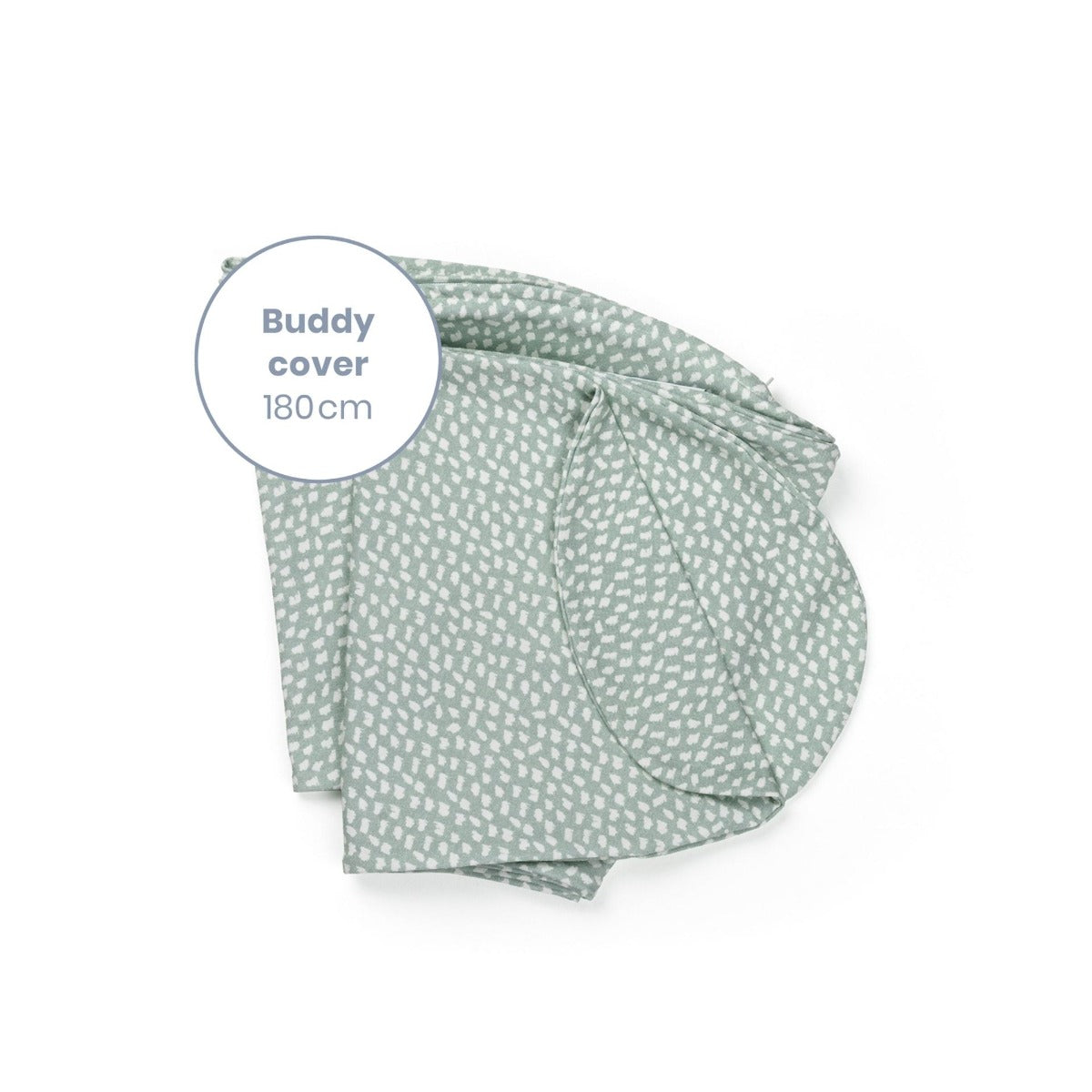 Doo Moo Buddy pregnancy pillow cover in Cloud Kaki:image,small_image,thumbnail,swatch_image