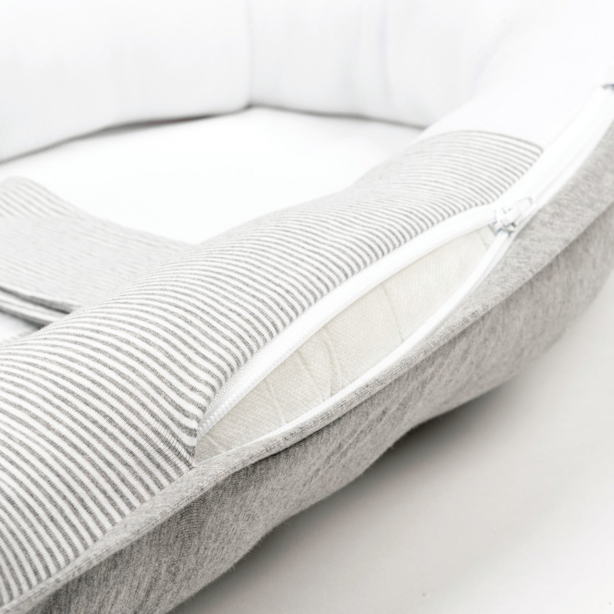 Doo Moo Cocoon zipper in Classic Grey