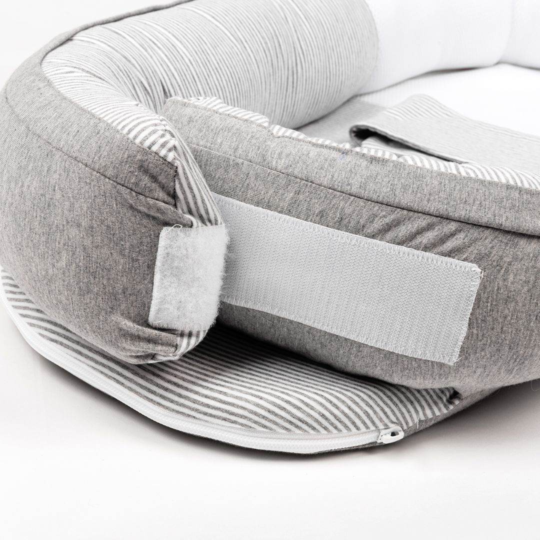 Doo Moo velcro in Classic Grey