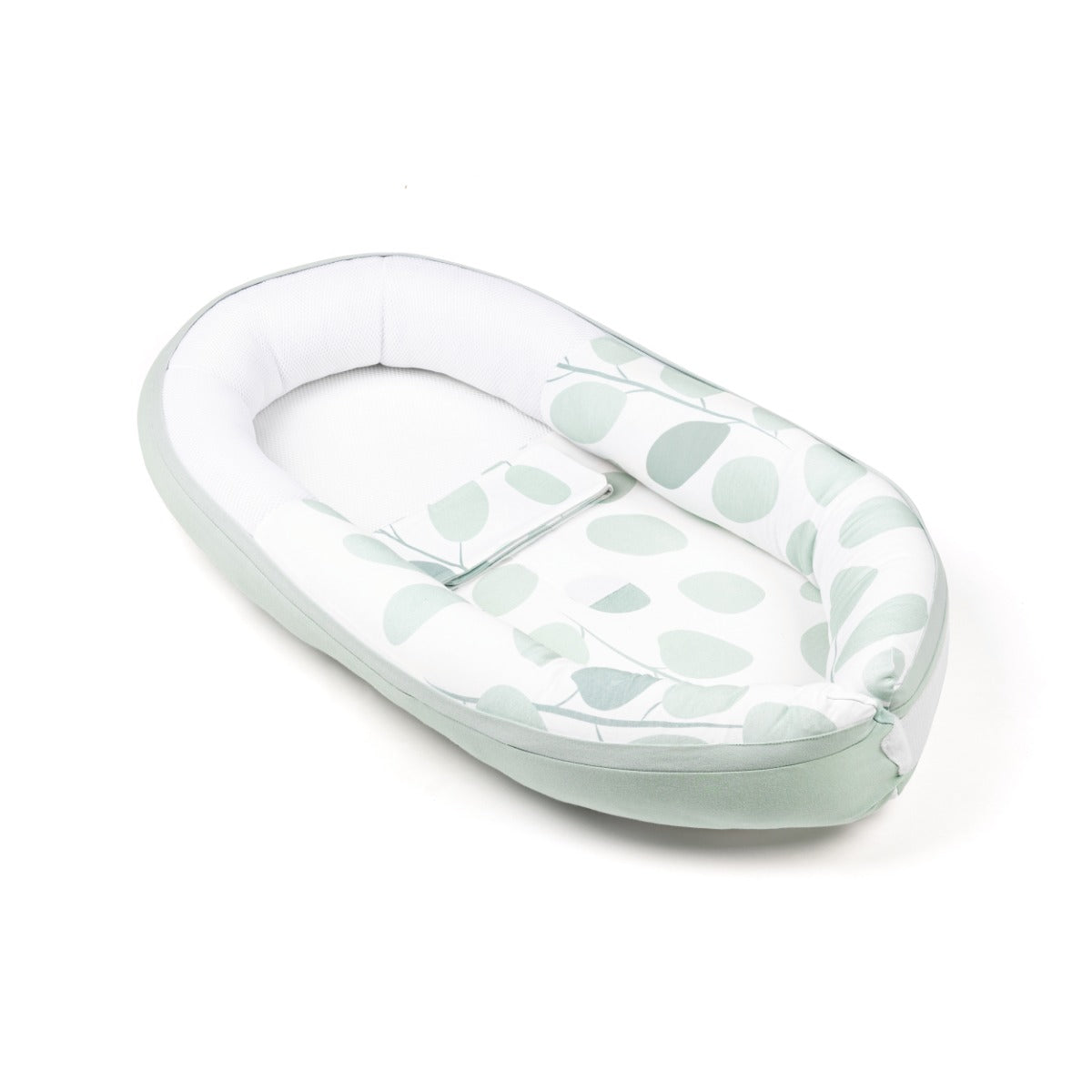 Doo Moo Cocoon nest in Leaves Aqua Green:image,small_image,thumbnail,swatch_image
