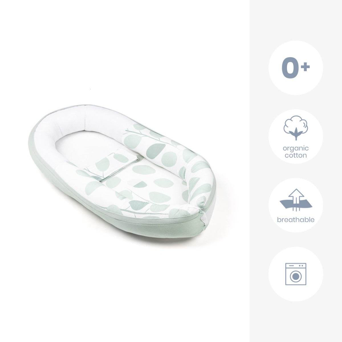 Doo Moo Cocoon nest in Leaves Aqua Green Specifications