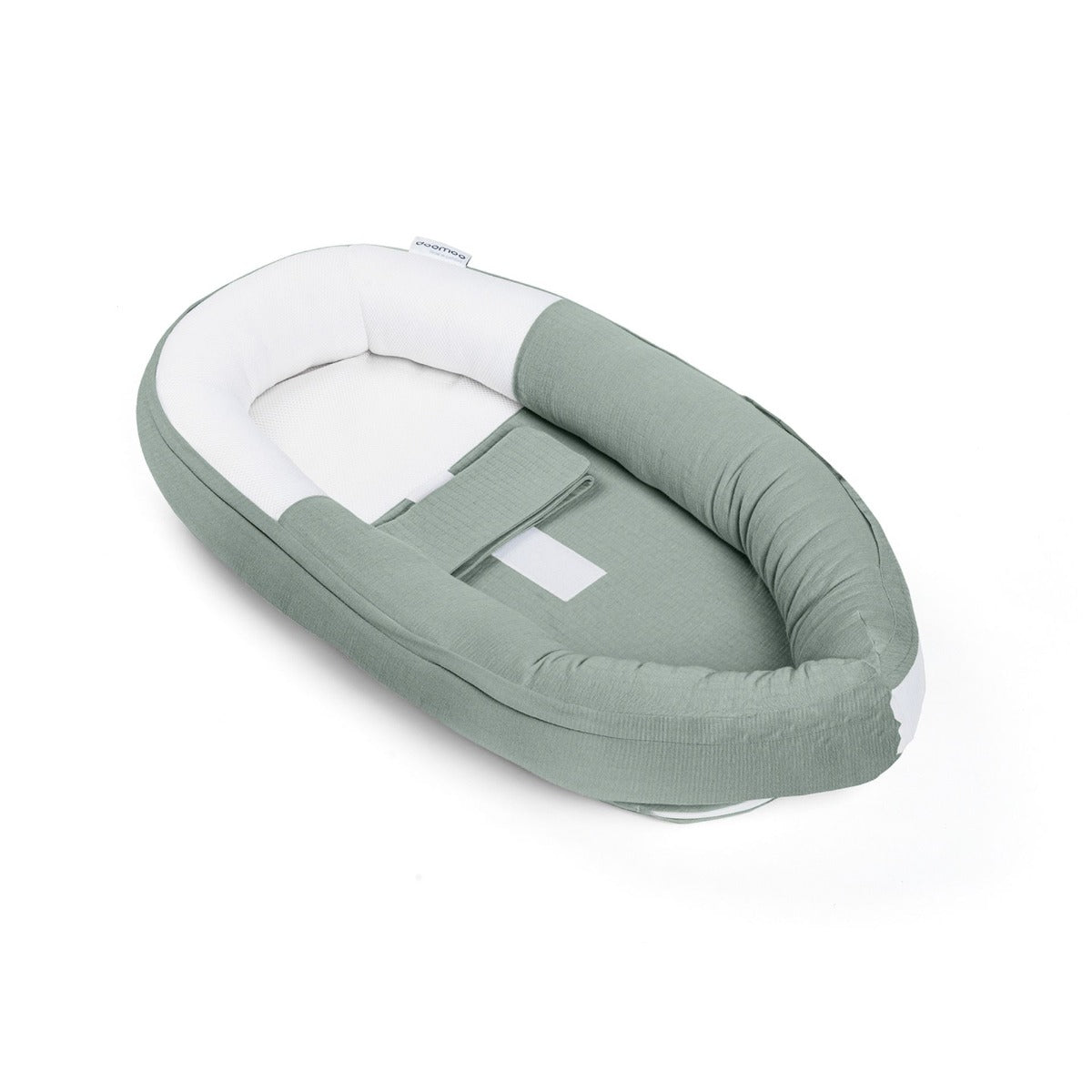 Doo Moo Cocoon nest in Tetra Jersey Green:image,small_image,thumbnail,swatch_image