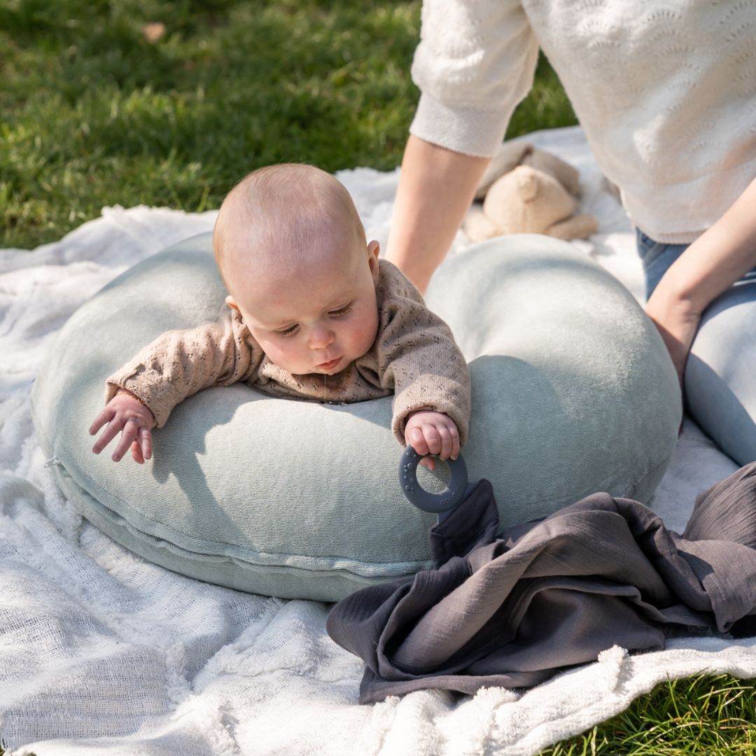 Baby in Doo Moo Nursing Air Pregnancy Pillow Green