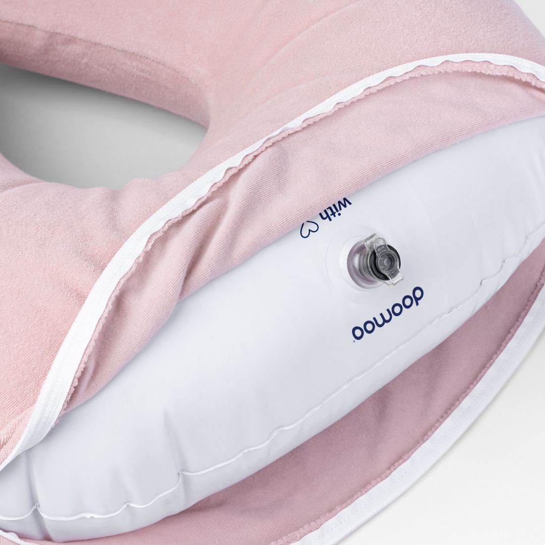Doo Moo Nursing Air Pregnancy Pillow Green blowup hole