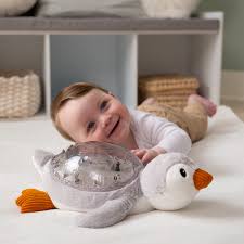 Baby playing with Tranquil Penguin