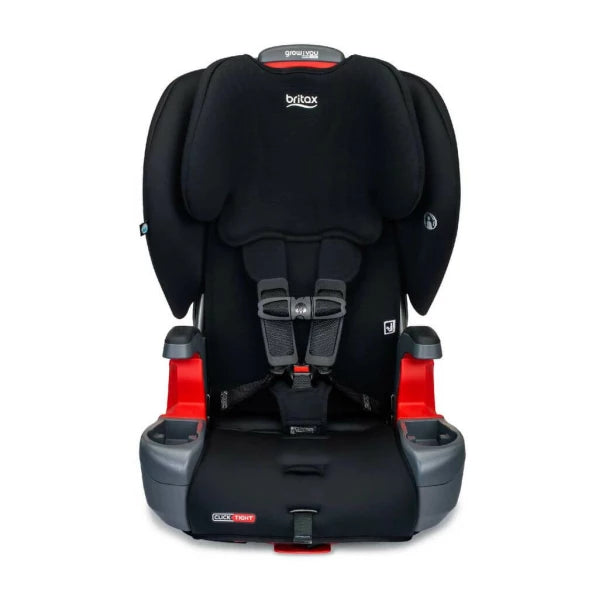 Britax Grow With you Carseat in Black contour front view