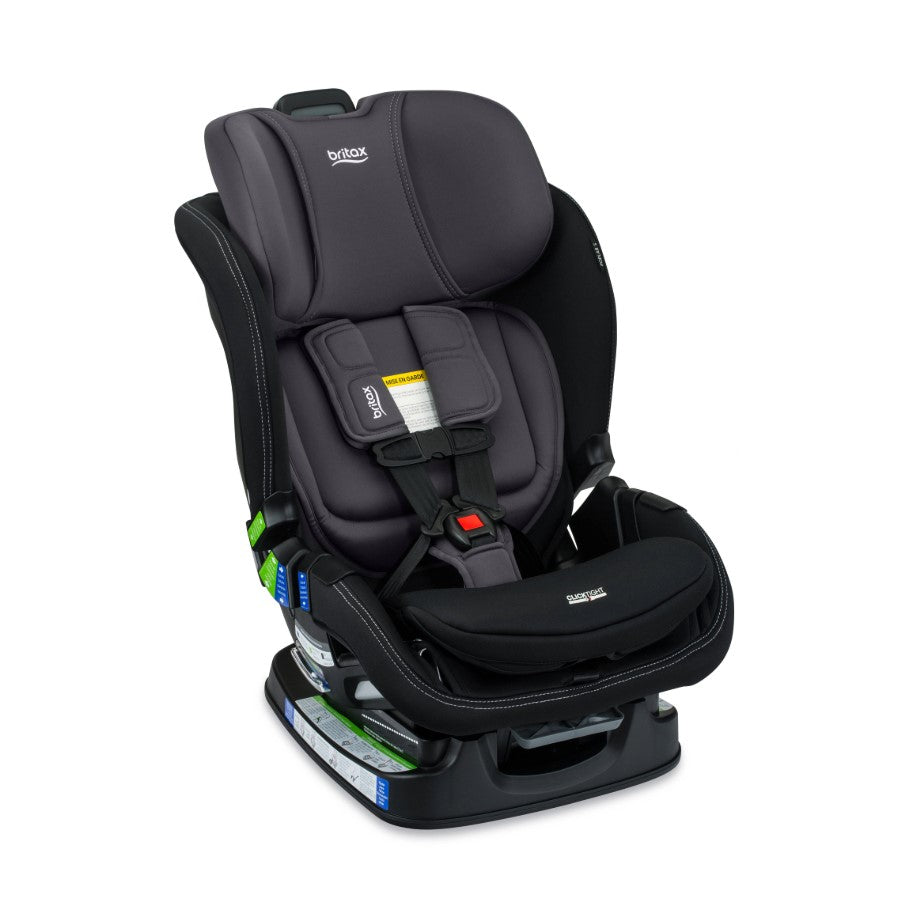 Poplar S car seat in stone onyx from Britax angle view