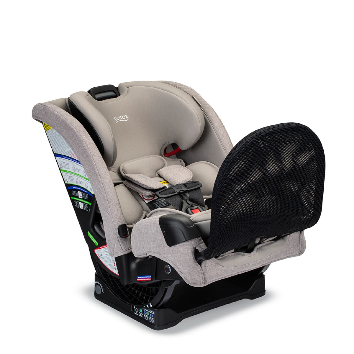 Reclined Parchment One4LIfe Car Seat side view