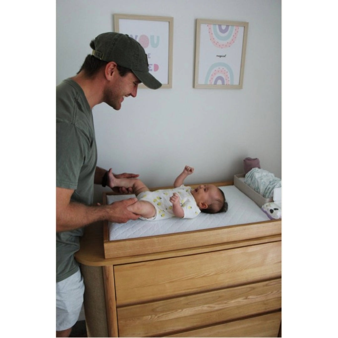 Cariboo Indi Ash timber nappy change tray