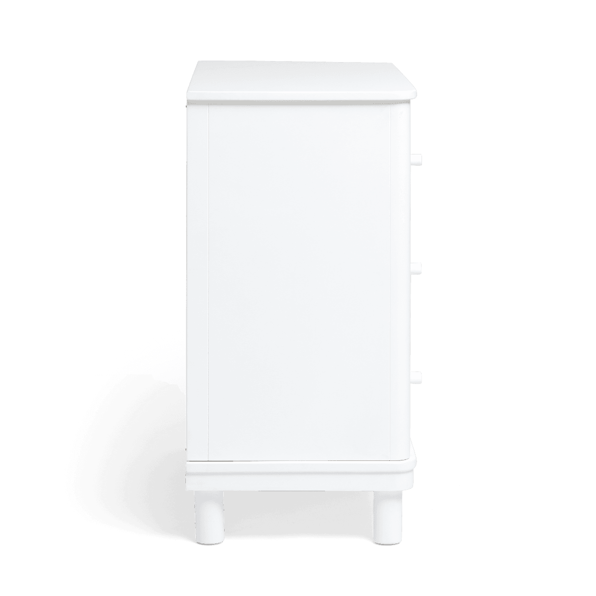 Cariboo Florence Dresser In White Side Image