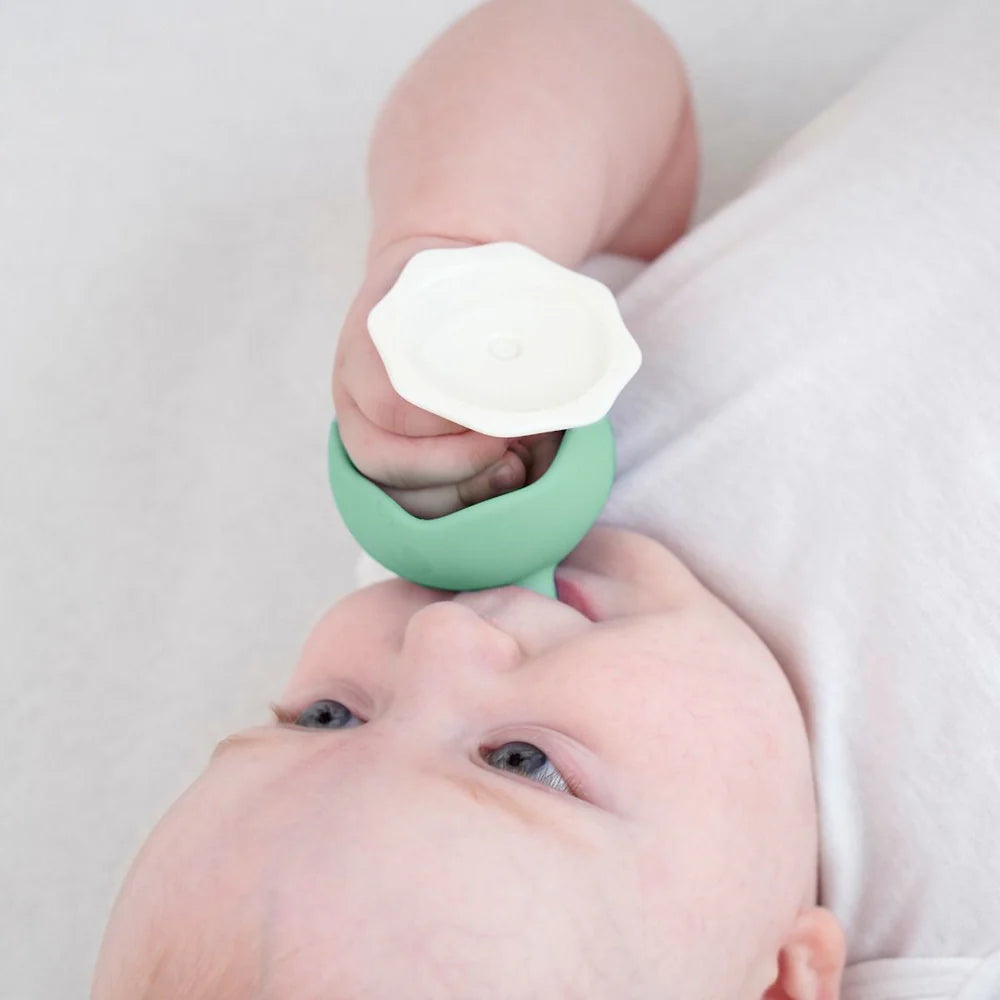 Mushroom Teether Eucalyptus - Mombella