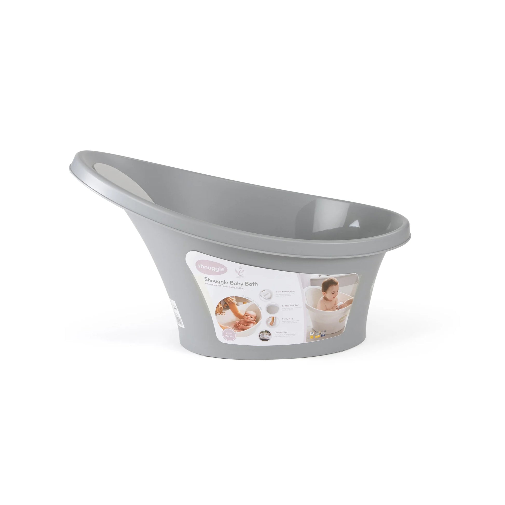 Shnuggle Bath Pebble Grey - Shnuggle