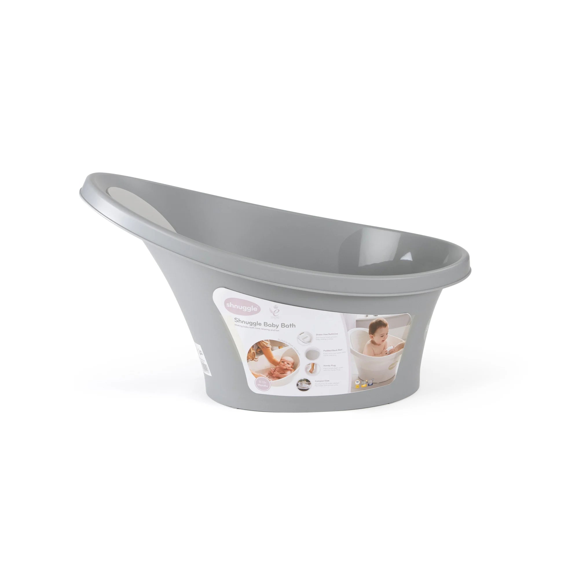 Shnuggle Bath Pebble Grey - Shnuggle