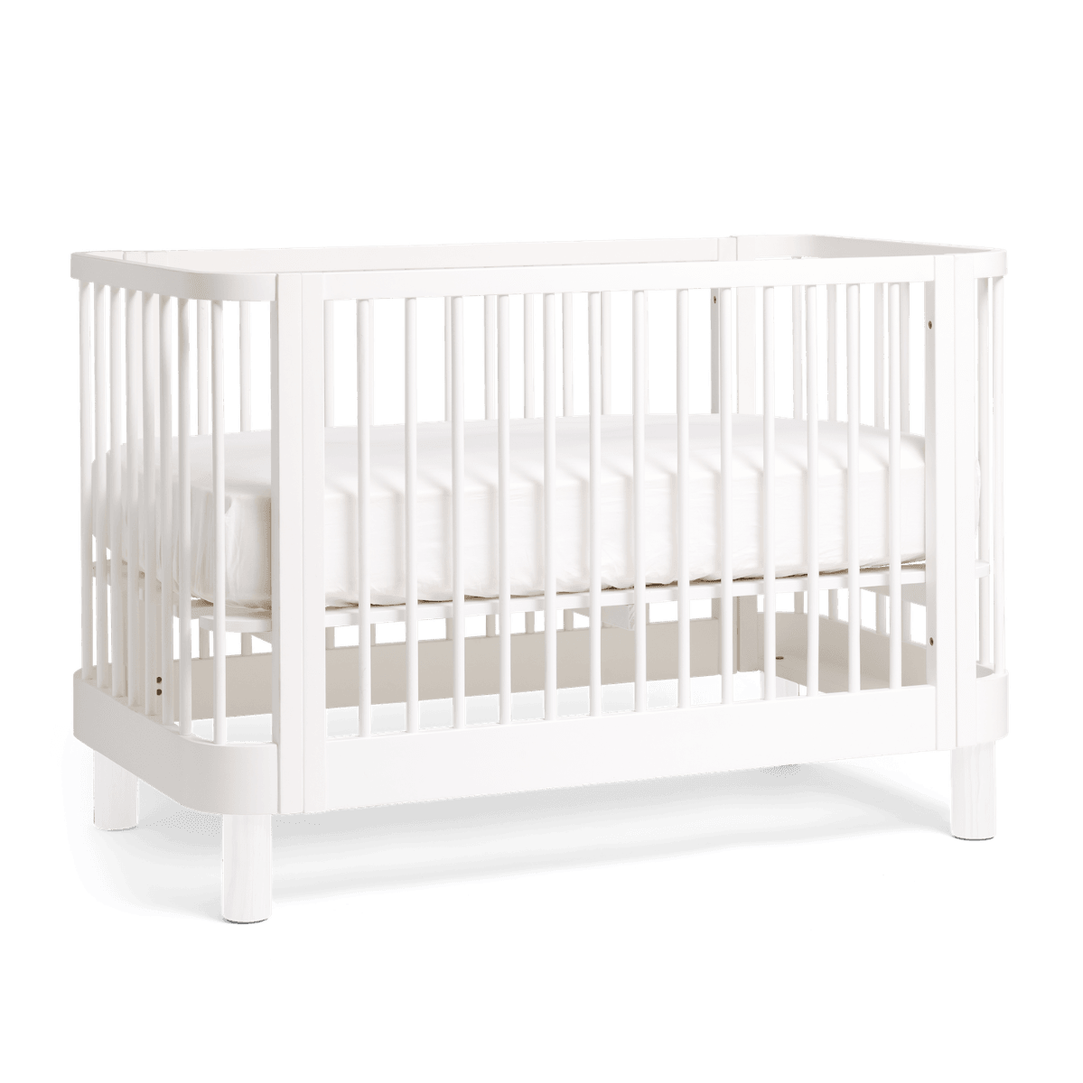 Cariboo Florence Cot In White New Born Position