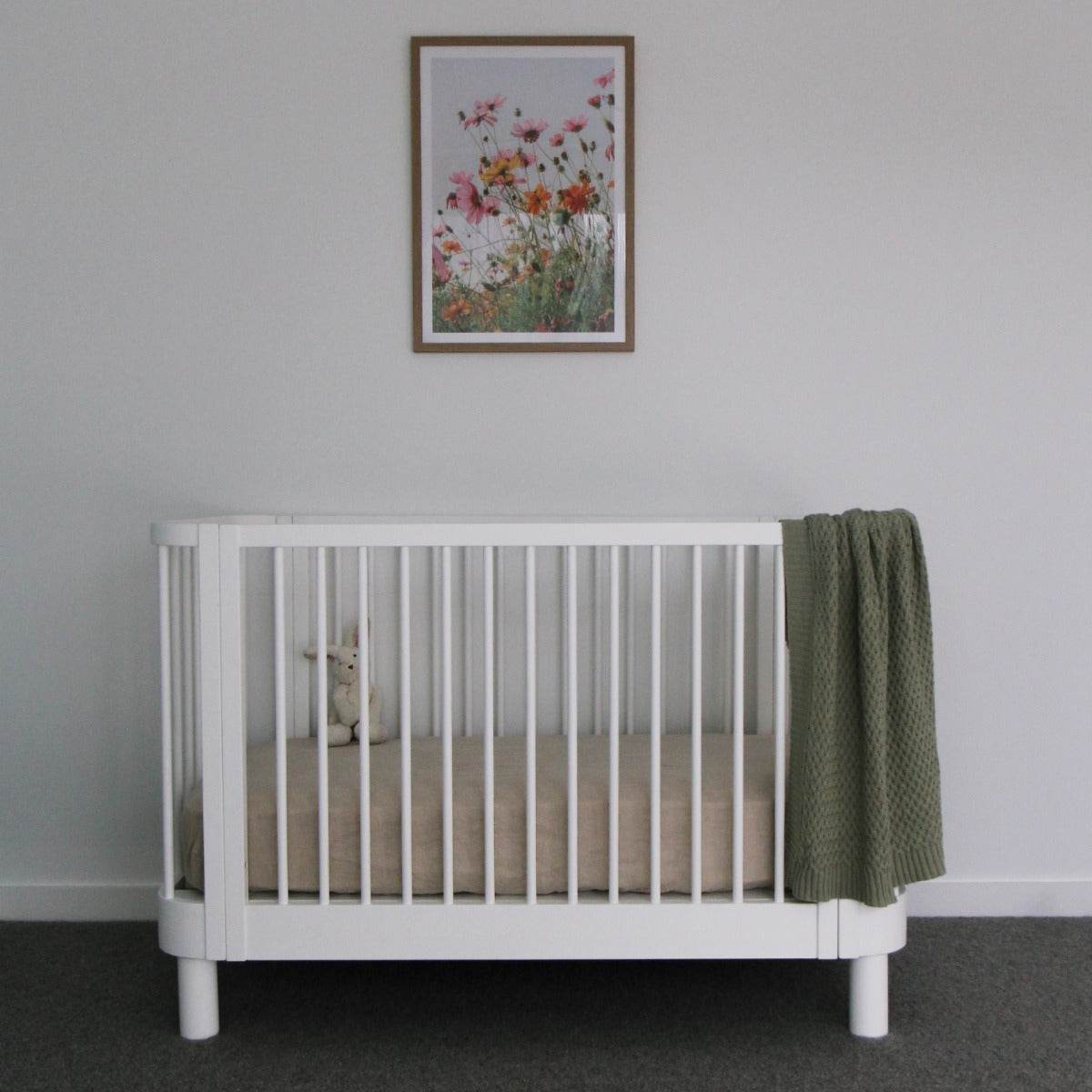 Cariboo Florence Cot in a baby nursery