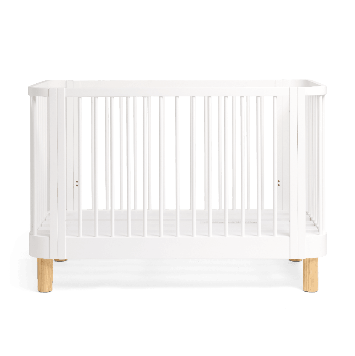Cariboo Florence Cot White/Natural Without Mattress 