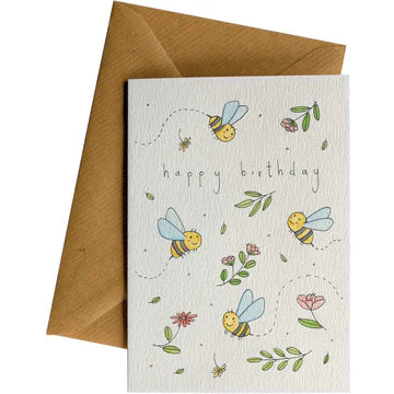 Little Difference Happy Birthday Bees Card:image,small_image,thumbnail,swatch_image