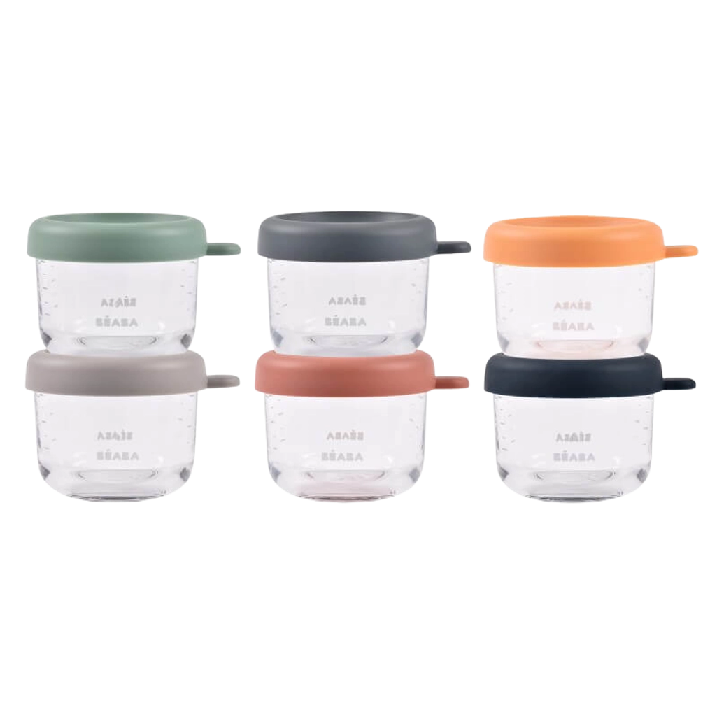 Glass Food Storage Jars 6pk - 150ml 150ml - Beaba