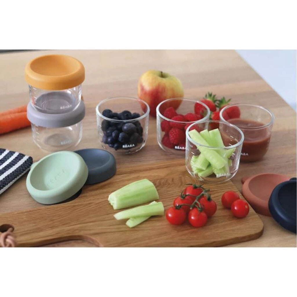 Glass Food Storage Jars 6pk - 150ml 150ml - Beaba