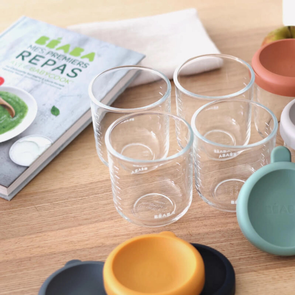 Glass Food Storage Jars 6pk - 250ml 250ml - Beaba